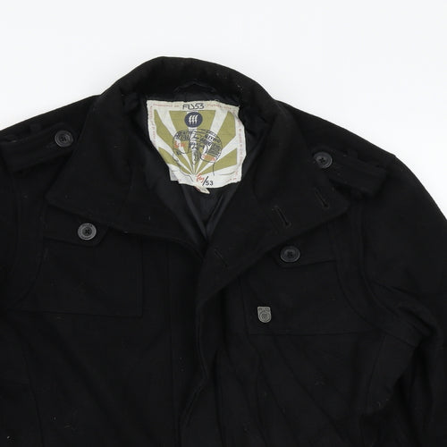 Fly 53 Mens Black   Jacket Coat Size L