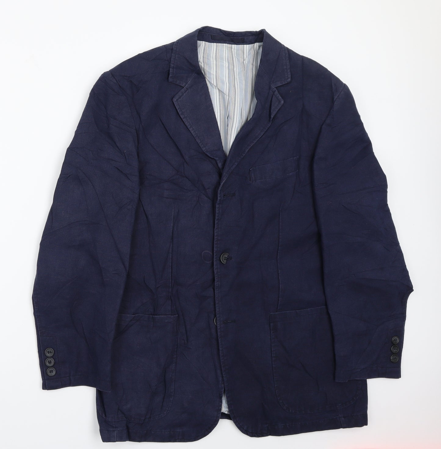 Ultimo Mens Blue   Jacket Suit Jacket Size 38