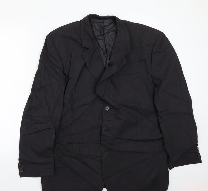 Principles Mens Grey Jacket Suit Jacket Size 44