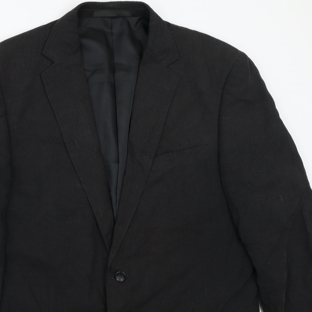 collezione Mens Black   Jacket Suit Jacket Size 42