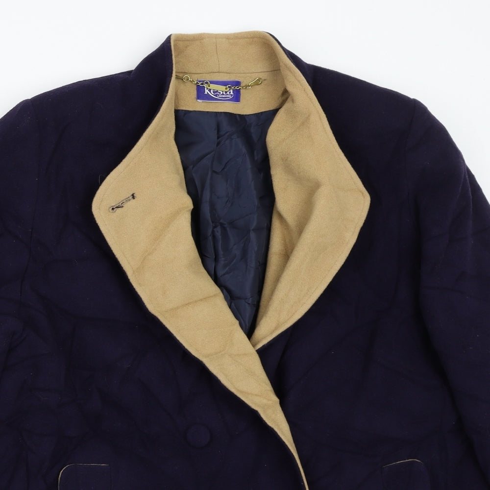 Kesta Womens Blue   Jacket Coat Size 16
