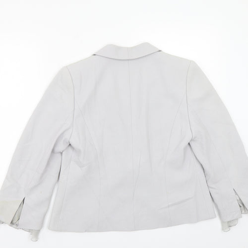 Gold Womens Grey   Jacket Coat Size 10