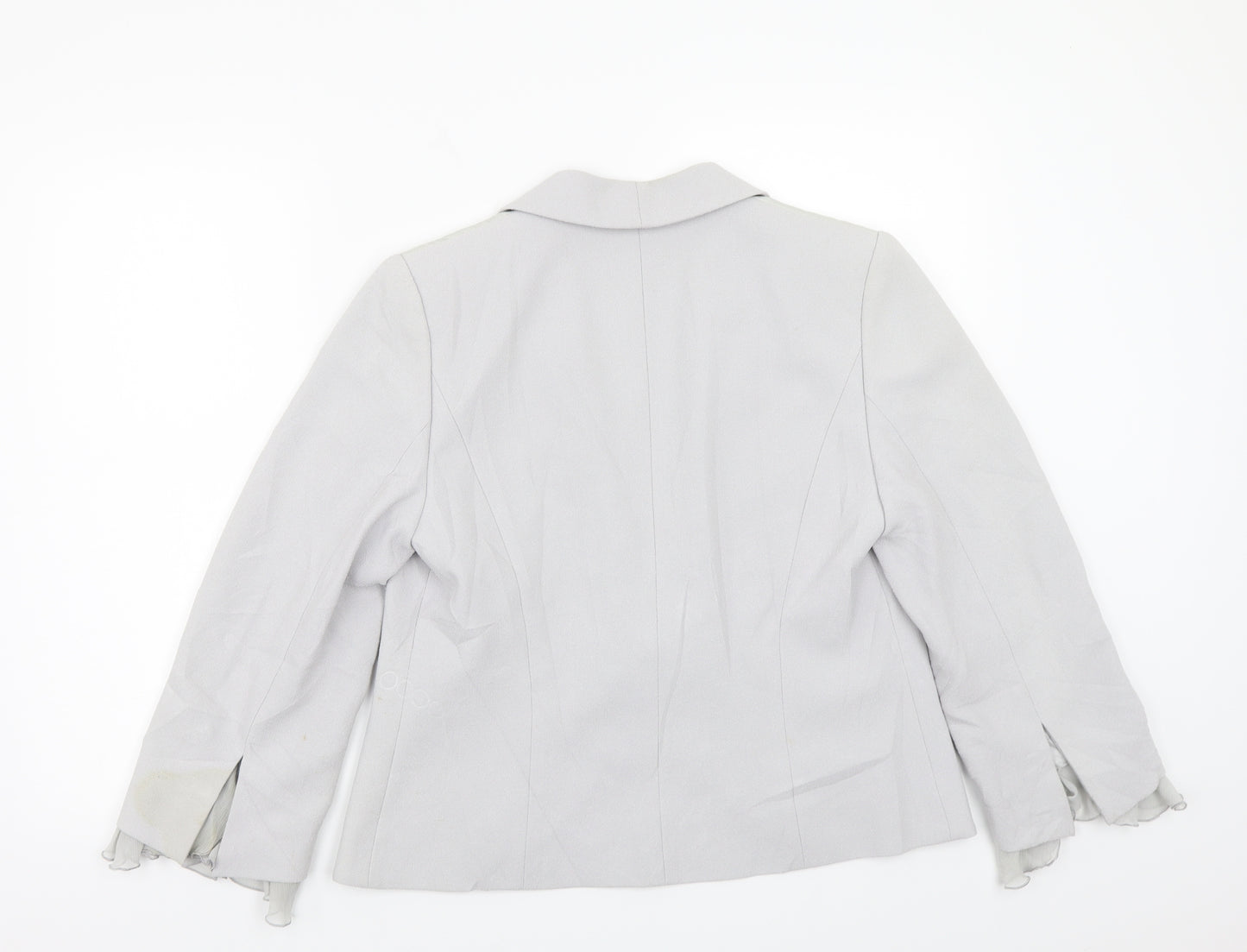 Gold Womens Grey   Jacket Coat Size 10
