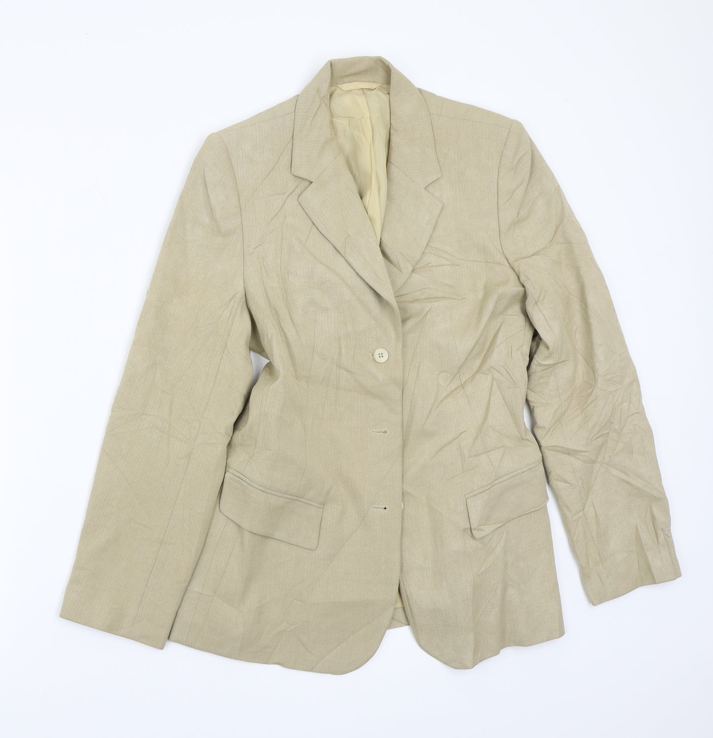 NEXT Womens Beige   Jacket Coat Size 8