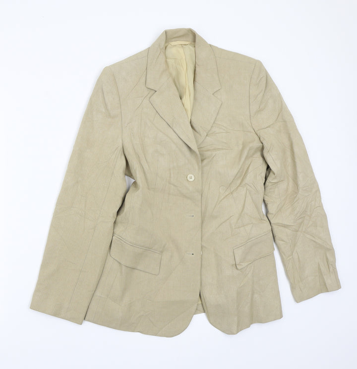 NEXT Womens Beige   Jacket Coat Size 8