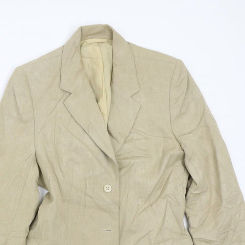 NEXT Womens Beige   Jacket Coat Size 8