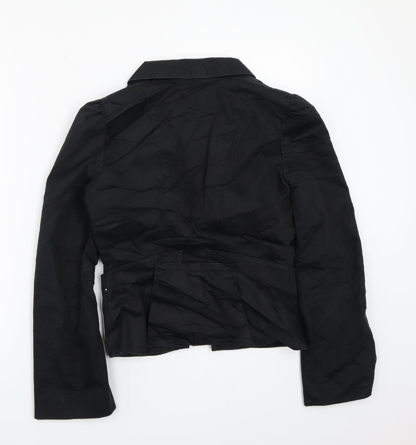Topshop Womens Black   Jacket Coat Size 10