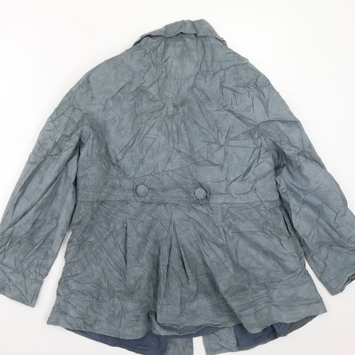 Patra Womens Blue   Jacket Suit Jacket Size M