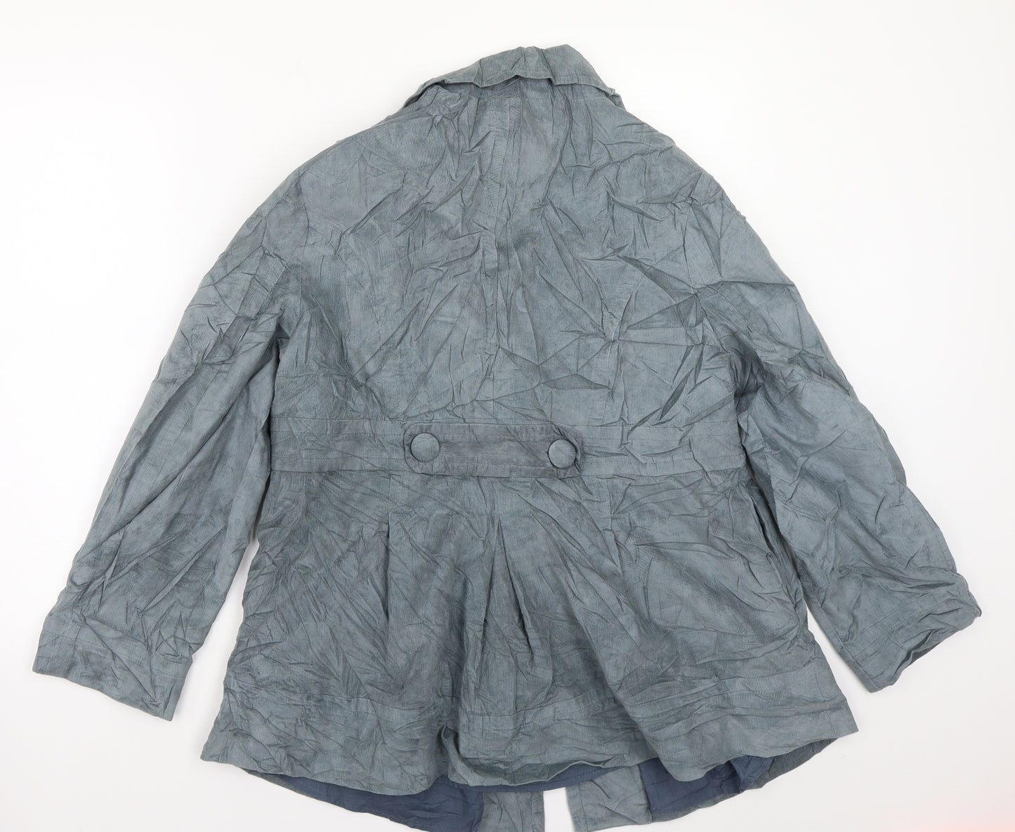 Patra Womens Blue   Jacket Suit Jacket Size M