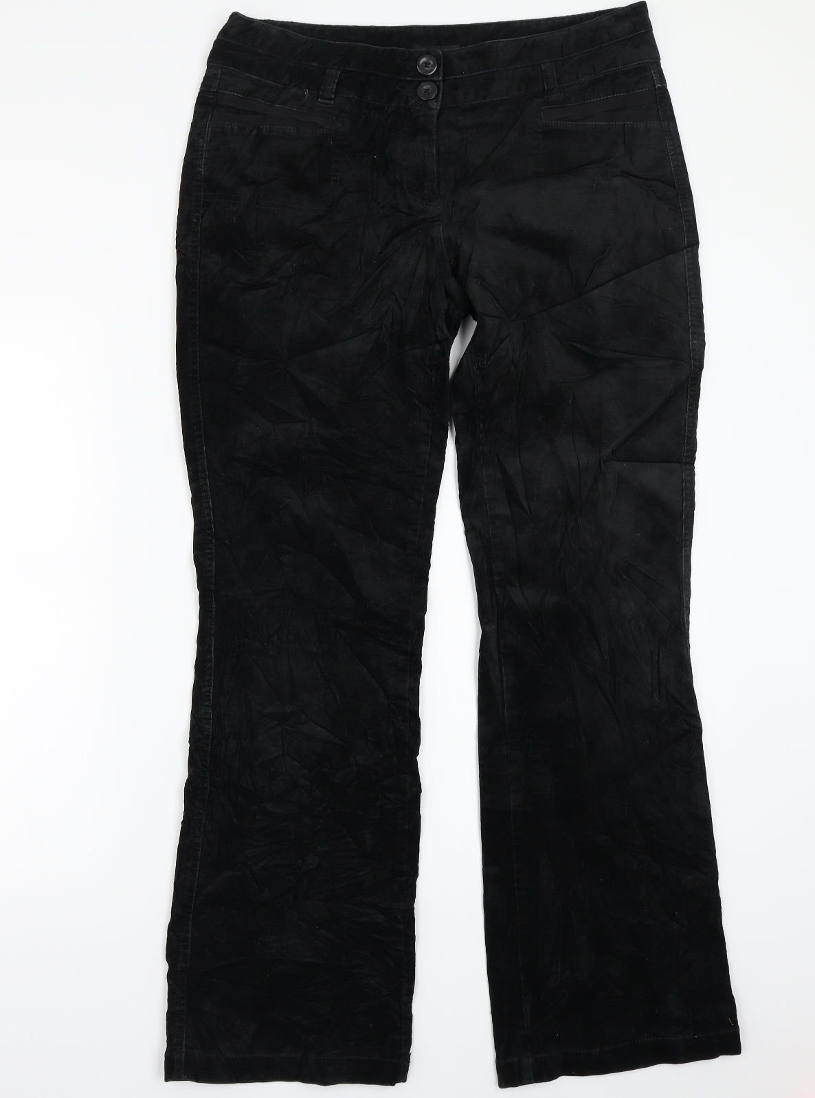NEXT Womens Black   Trousers  Size 14 L30.5 in
