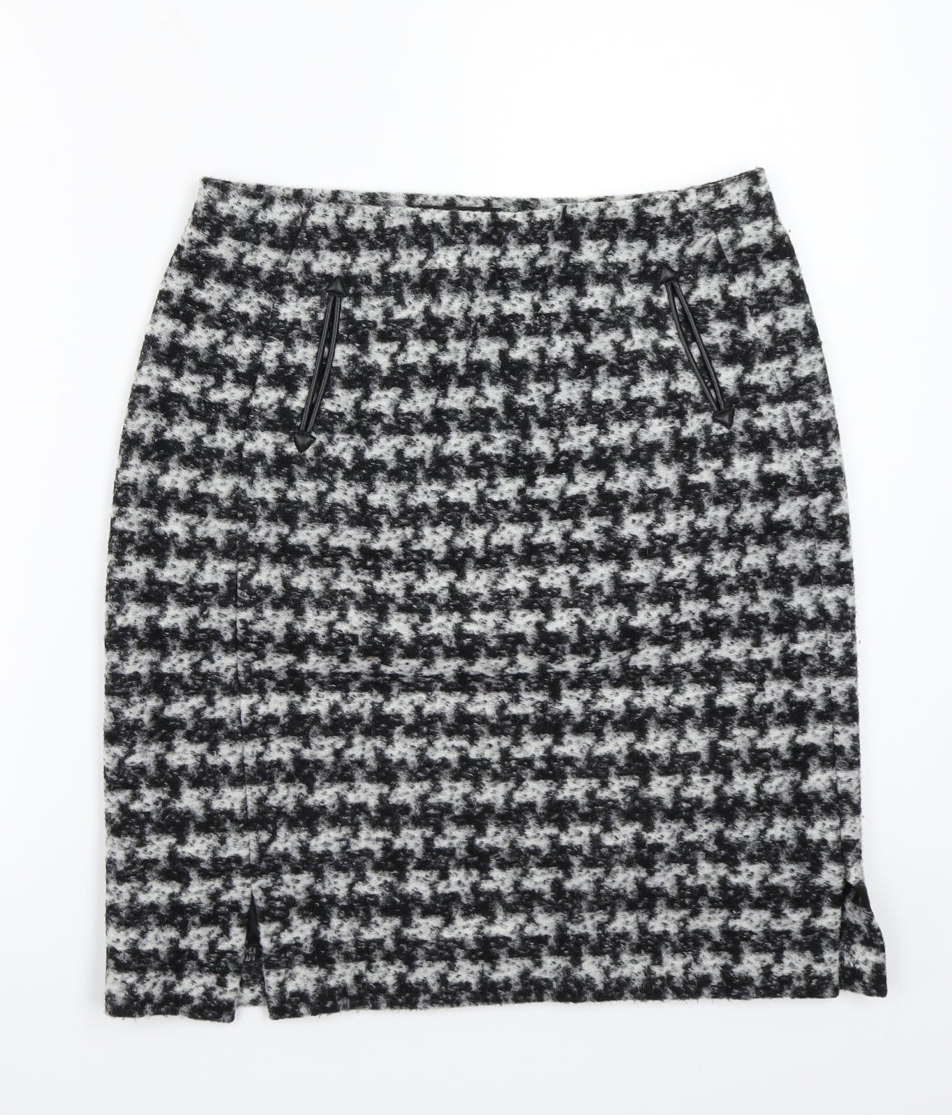 Preworn Womens Grey   A-Line Skirt Size 36