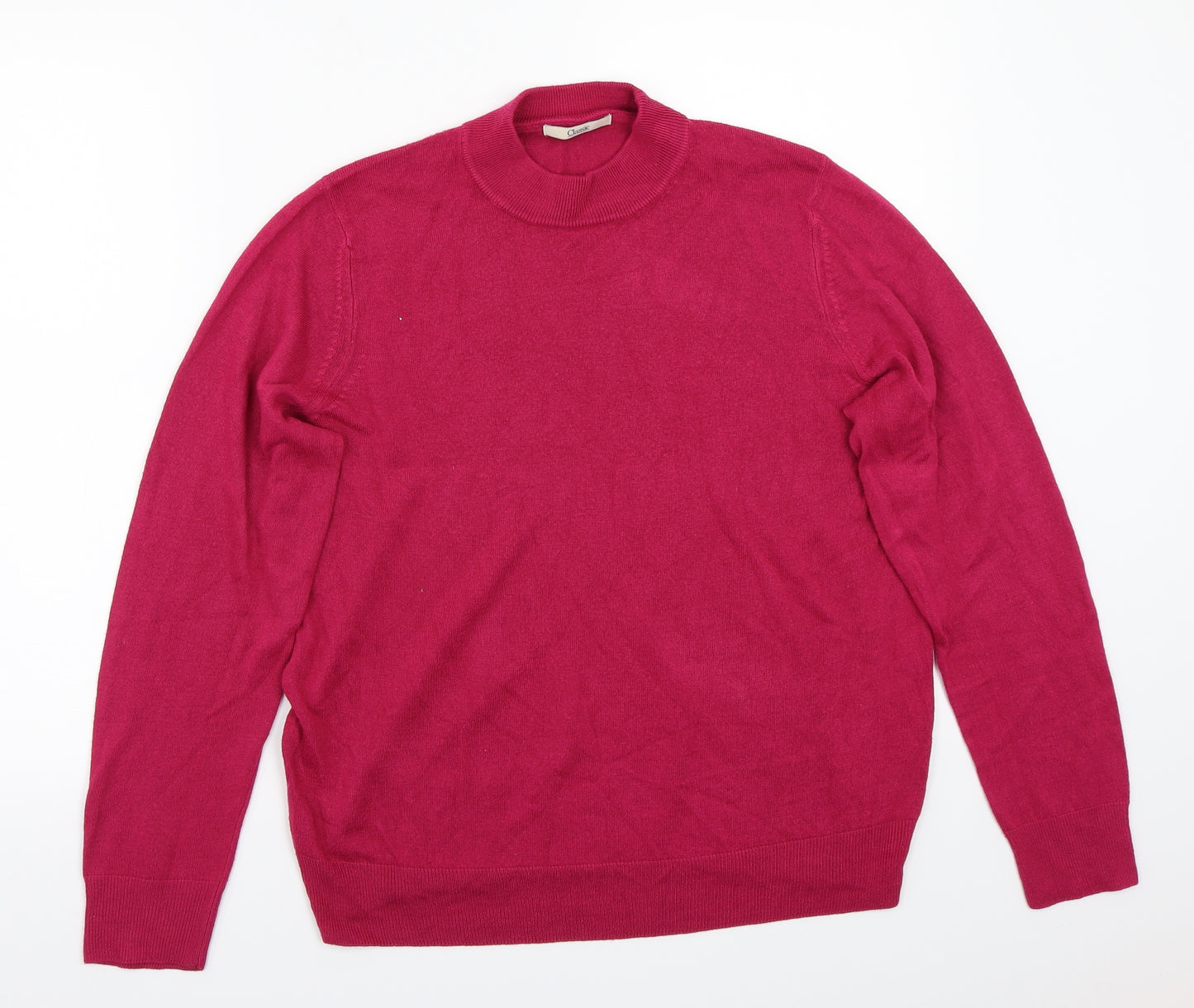 Marks and Spencer Womens Pink   Pullover Jumper Size 18
