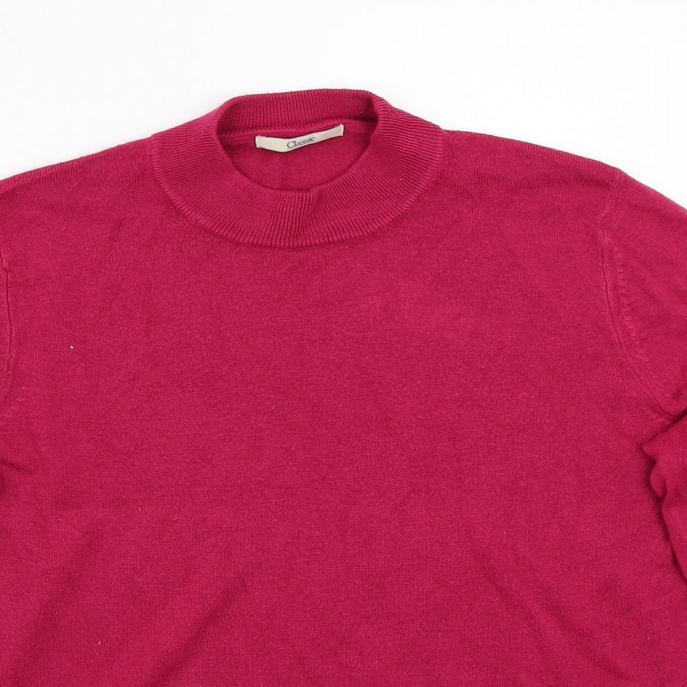 Marks and Spencer Womens Pink   Pullover Jumper Size 18