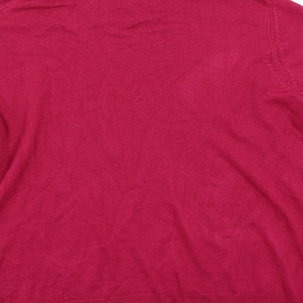 Marks and Spencer Womens Pink   Pullover Jumper Size 18