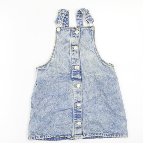 TU Girls Blue   Dungaree One-Piece Size 5 Years