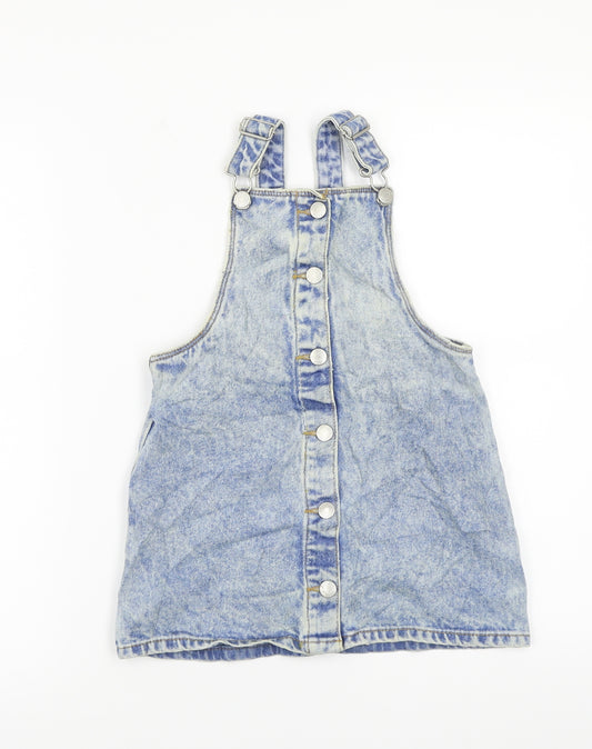 TU Girls Blue   Dungaree One-Piece Size 5 Years
