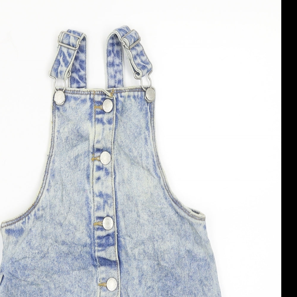 TU Girls Blue   Dungaree One-Piece Size 5 Years