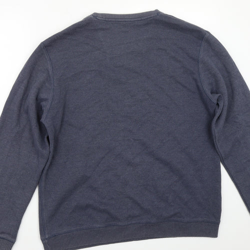 Easy Mens Blue   Pullover Jumper Size L