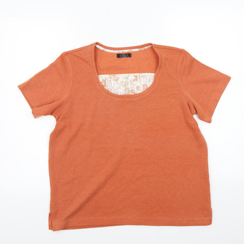 BM Womens Orange   Basic T-Shirt Size S