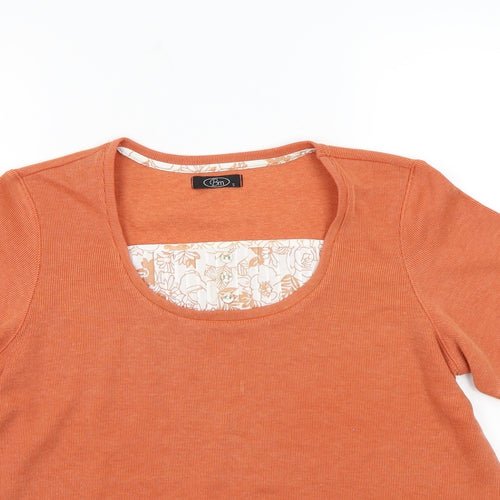 BM Womens Orange   Basic T-Shirt Size S
