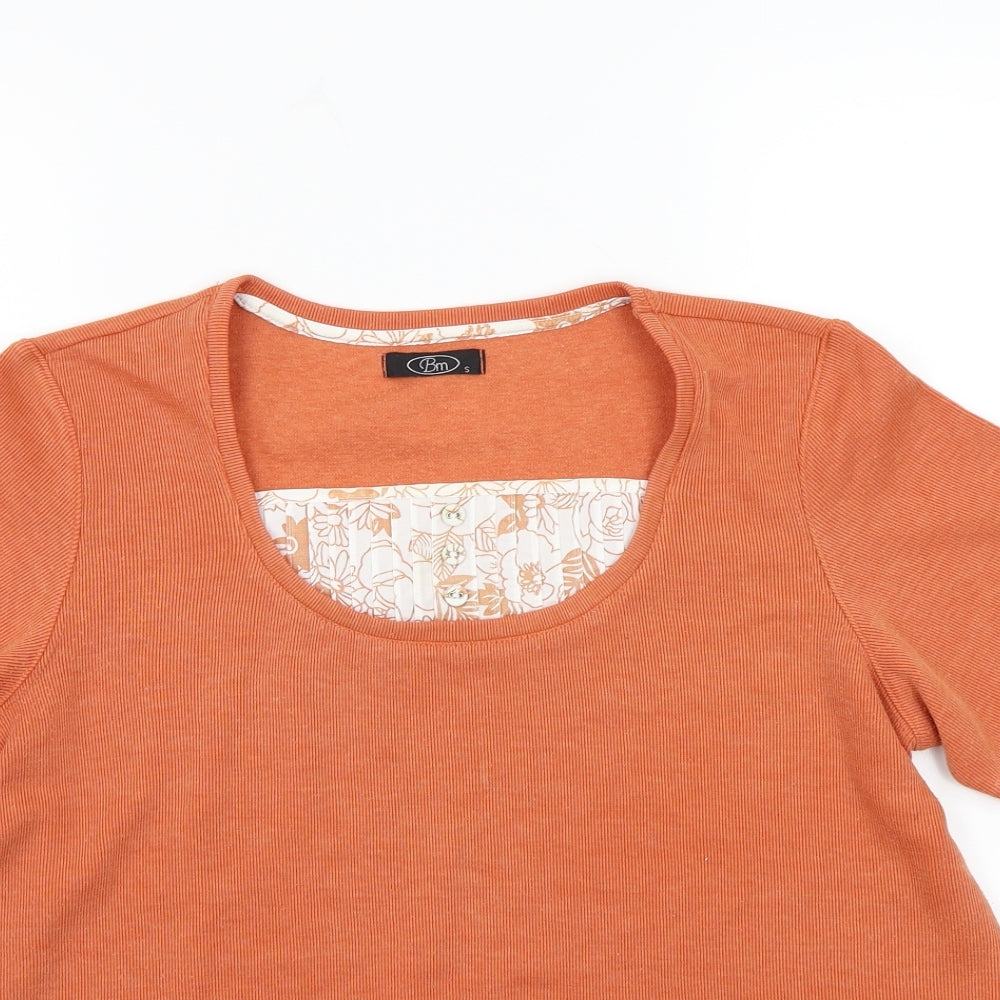 BM Womens Orange   Basic T-Shirt Size S