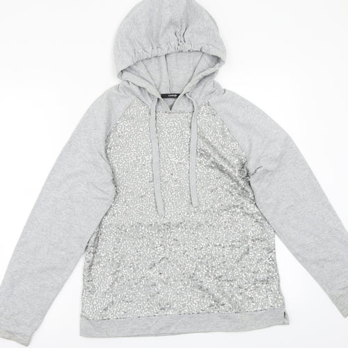 George Womens Grey   Pullover Hoodie Size 12