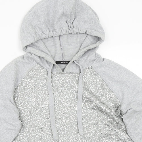 George Womens Grey   Pullover Hoodie Size 12