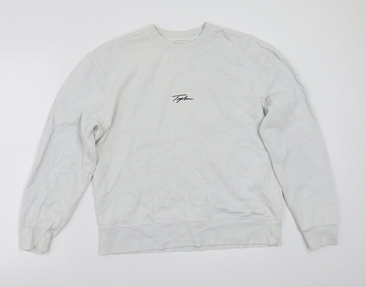 Topman Womens White   Pullover Jumper Size XS