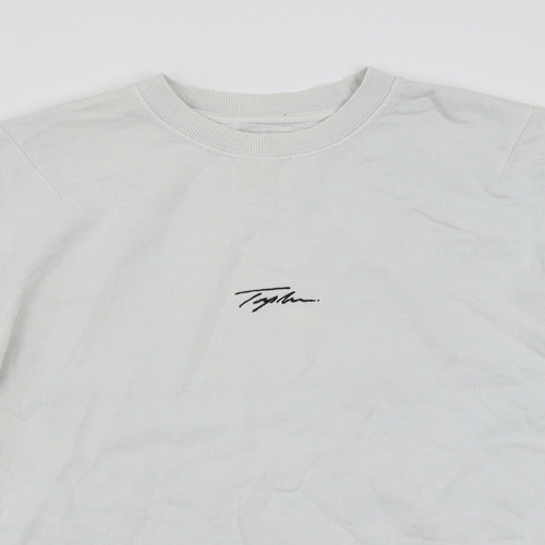 Topman Womens White   Pullover Jumper Size XS