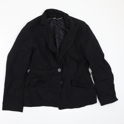Dorothy Perkins Womens Black   Jacket Blazer Size 14