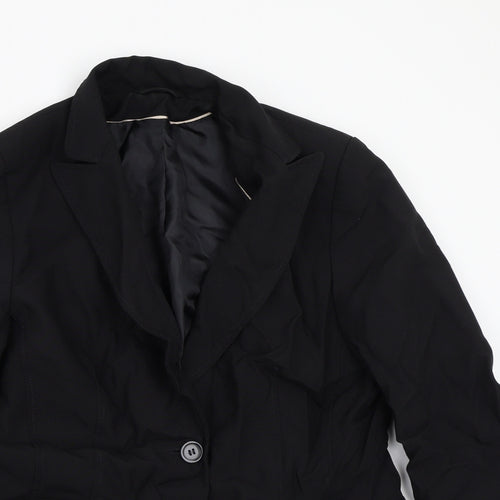 Dorothy Perkins Womens Black   Jacket Blazer Size 14