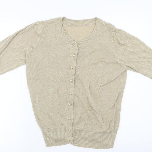 BHS  Womens Beige   Cardigan Jumper Size 16