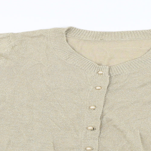 BHS  Womens Beige   Cardigan Jumper Size 16