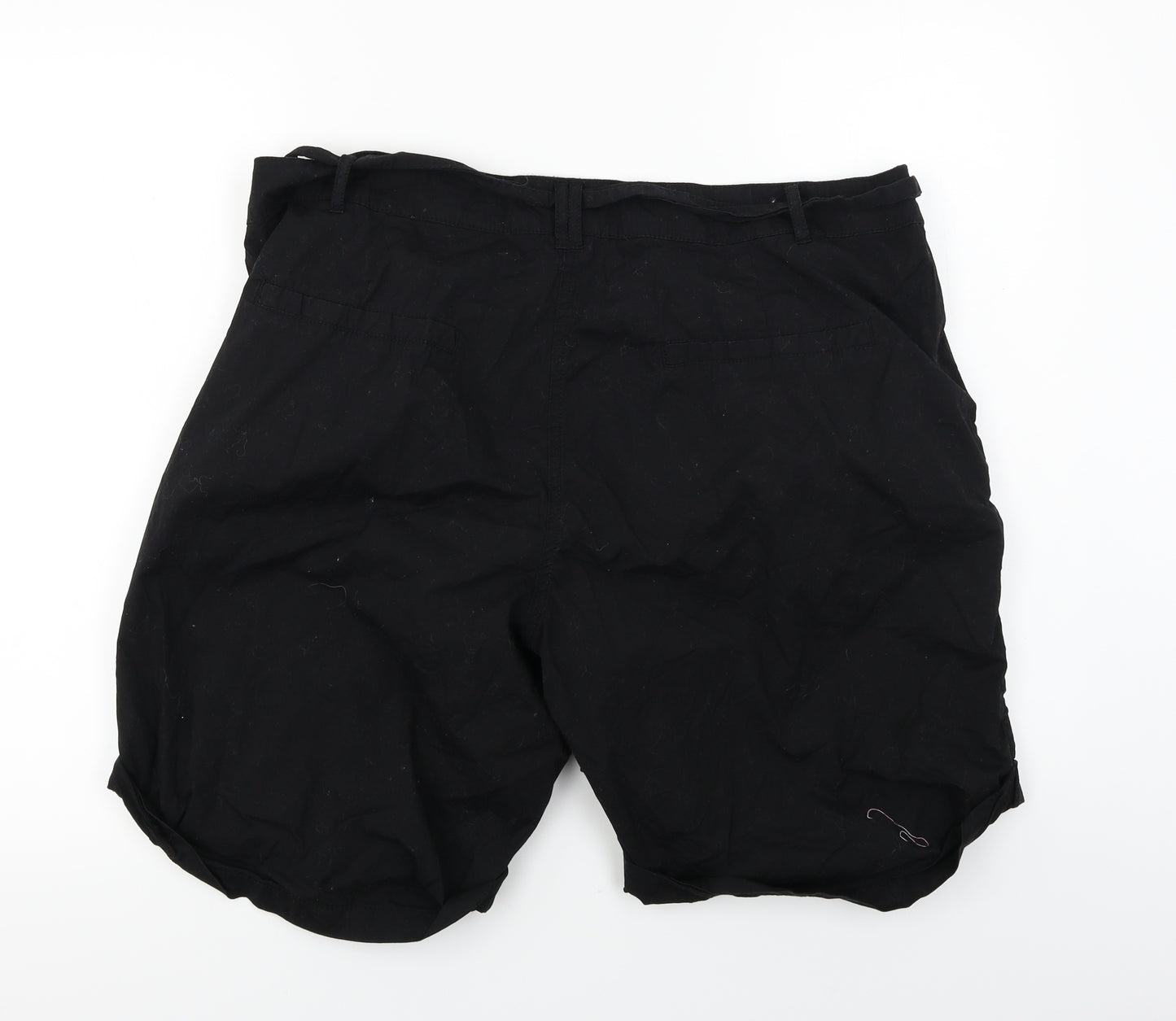 H&M  Womens Black   Chino Shorts Size 36 in