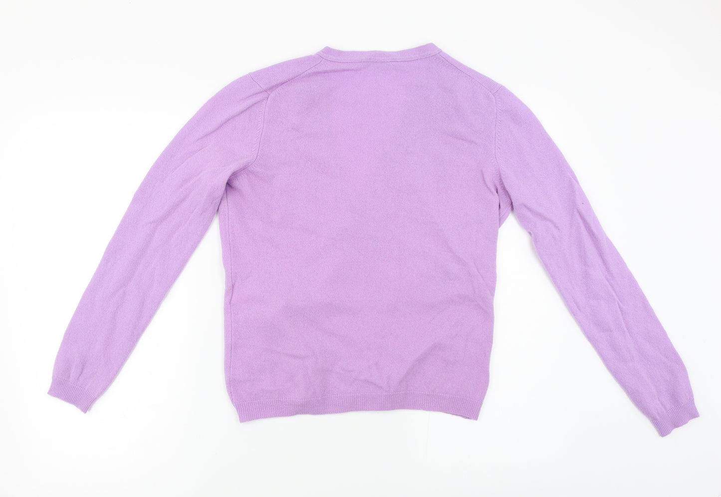 United Colours of Benetton  Womens Purple   Cardigan Jumper Size M