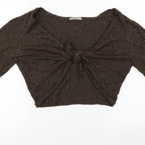Marks and Spencer  Womens Brown   Cardigan Jumper Size 16
