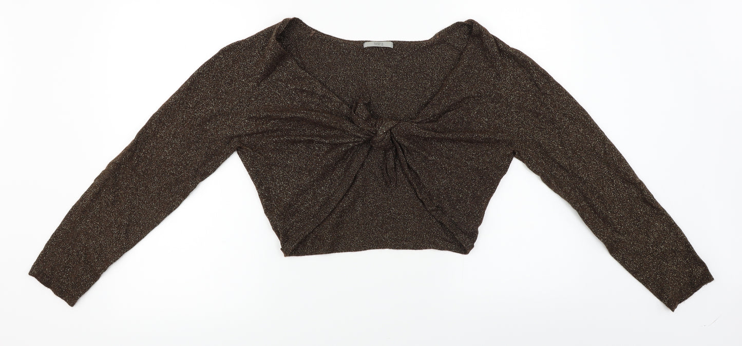 Marks and Spencer  Womens Brown   Cardigan Jumper Size 16