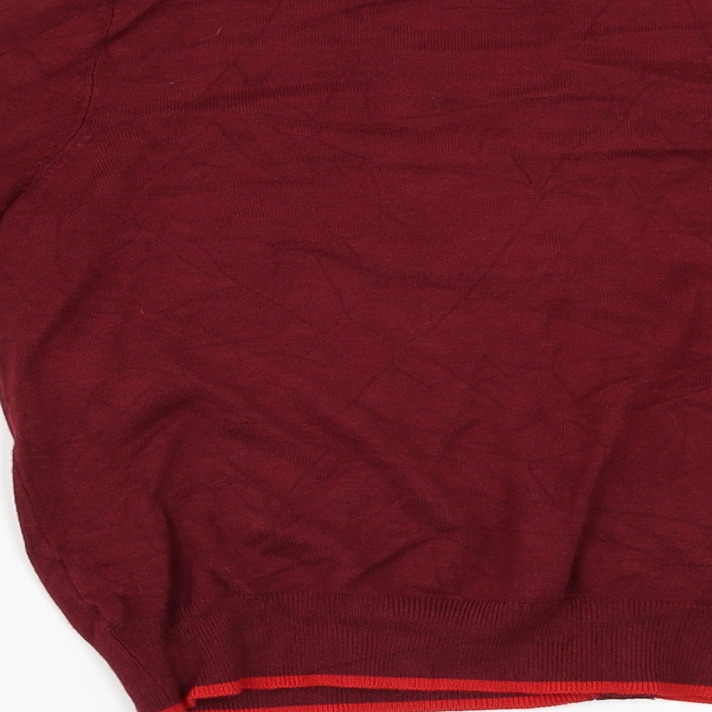 Marks and Spencer  Womens Red   Cardigan Jumper Size 14