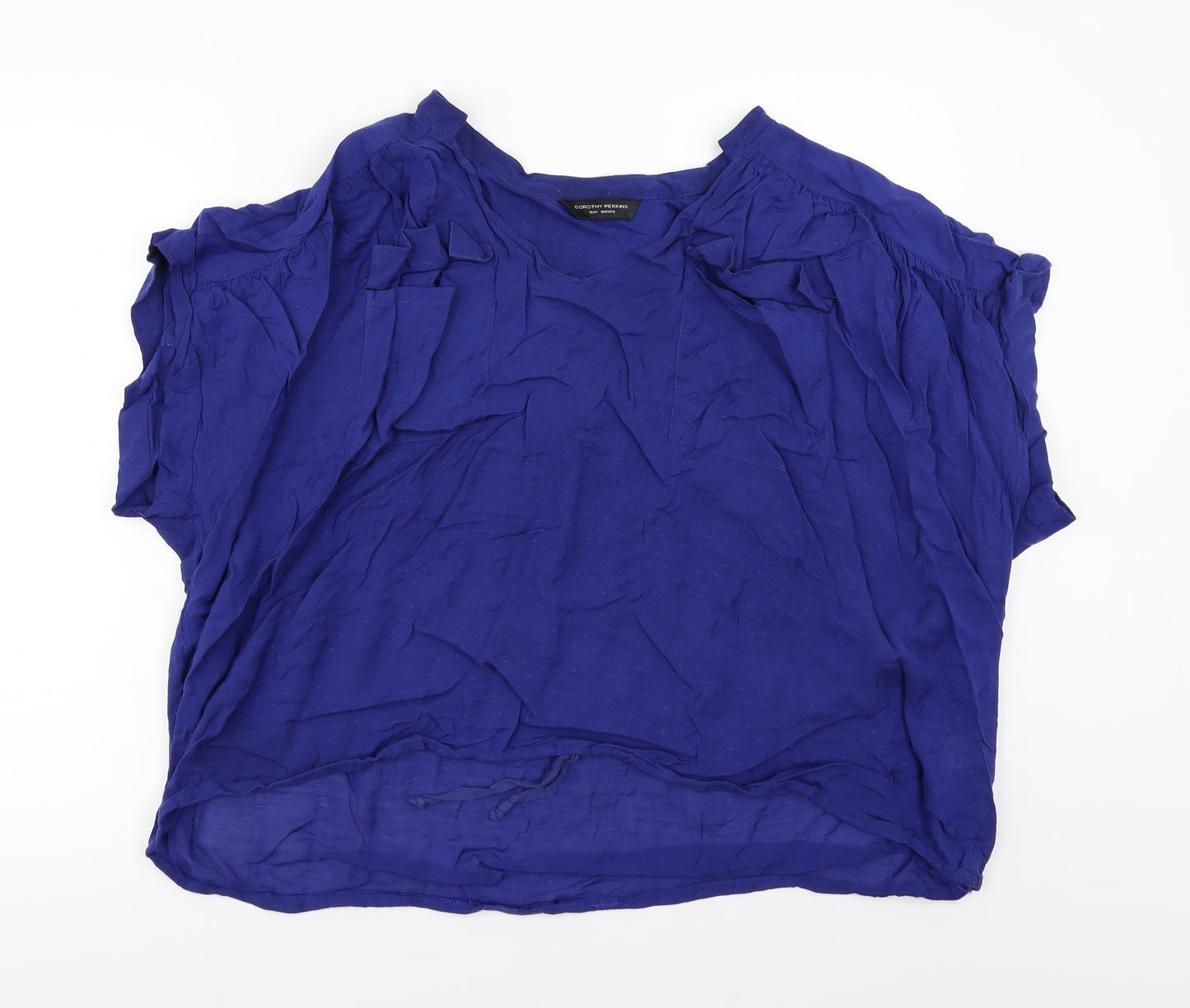 Dorothy Perkins  Womens Blue   Basic Blouse Size 18