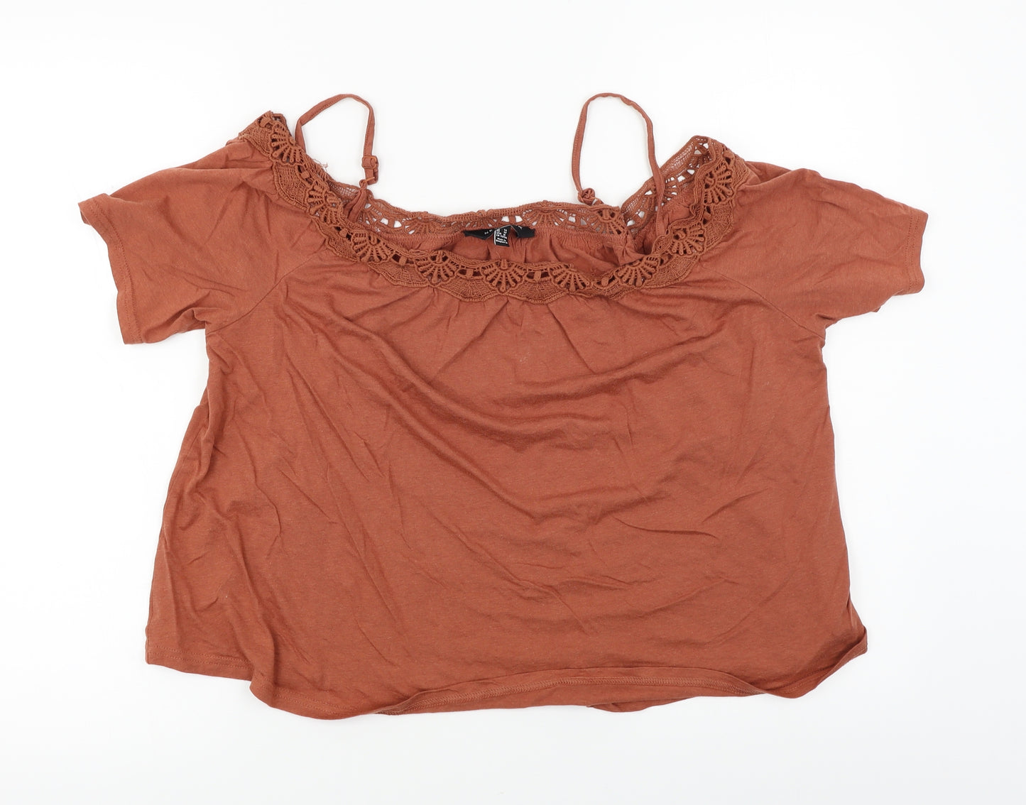 New Look  Womens Brown   Basic Blouse Size 14