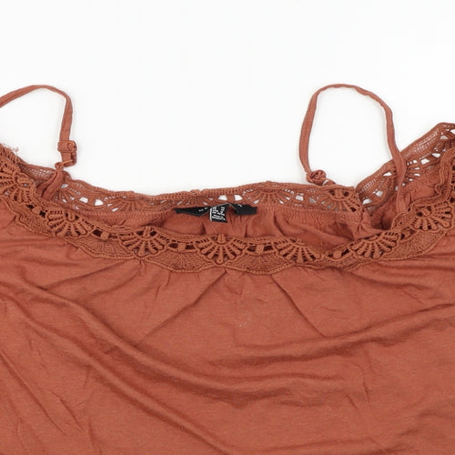 New Look  Womens Brown   Basic Blouse Size 14