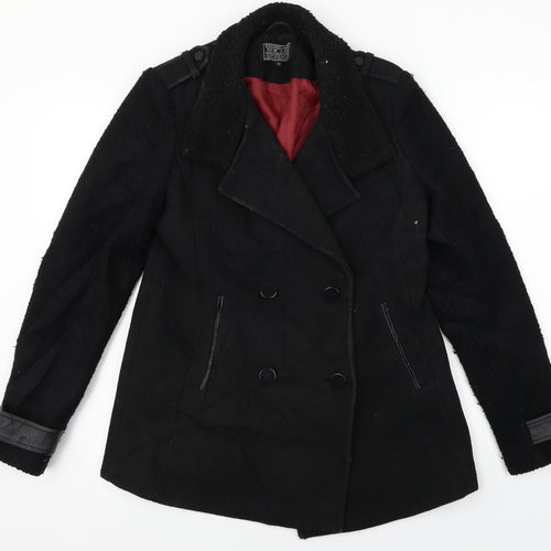 New Look  Womens Black   Jacket Coat Size 12