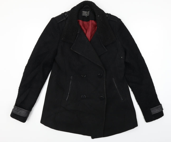 New Look  Womens Black   Jacket Coat Size 12