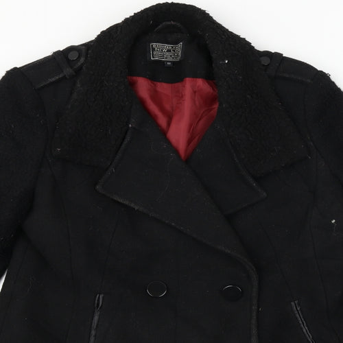 New Look  Womens Black   Jacket Coat Size 12