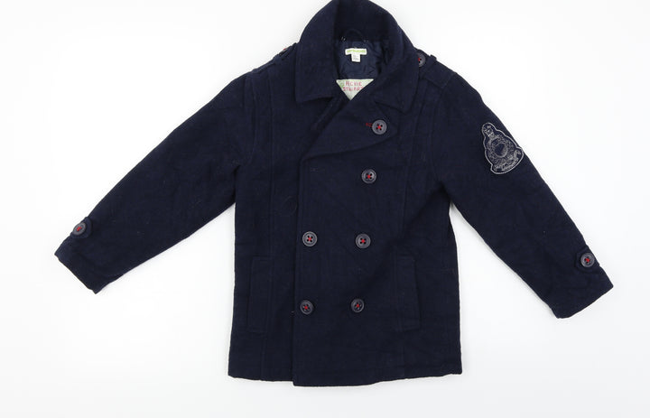 Vertbaudet Girls Blue Jacket Coat Size 8 Years