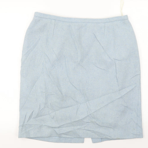 Wallis  Womens Blue   A-Line Skirt Size 18