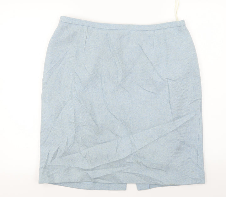 Wallis  Womens Blue   A-Line Skirt Size 18