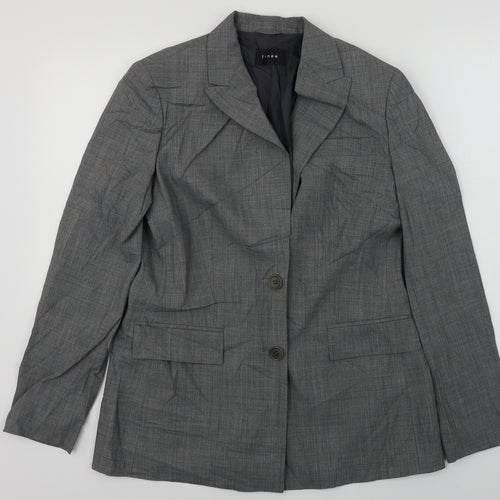 Linea  Womens Grey   Jacket Blazer Size 12