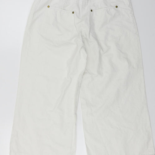 Kello  Womens White   Trousers  Size 28 in L21 in