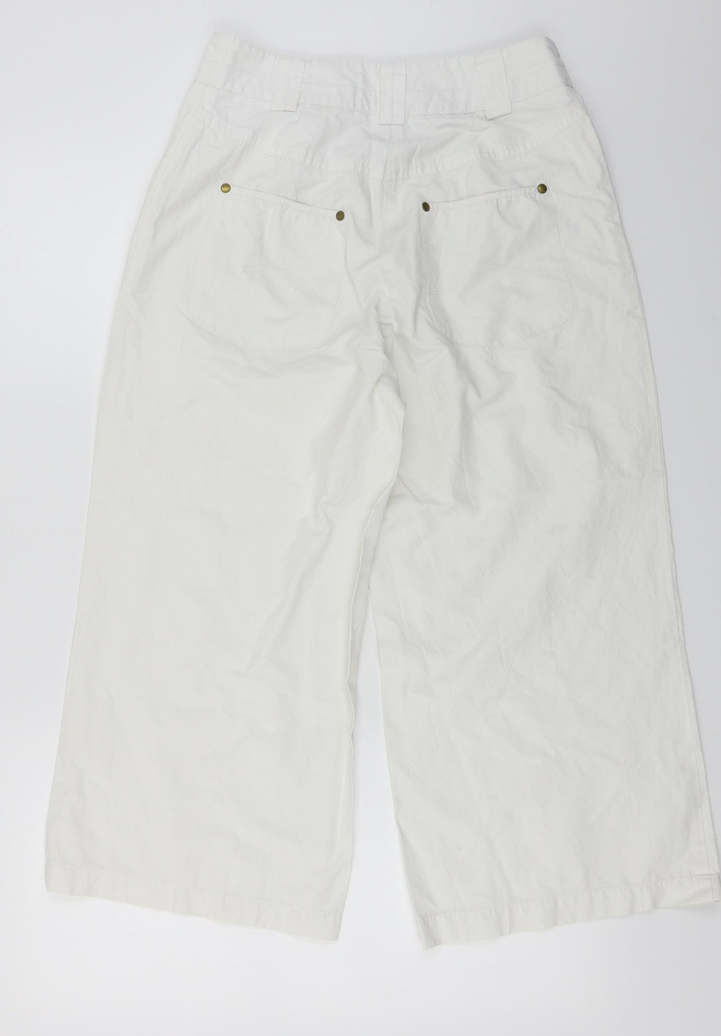 Kello  Womens White   Trousers  Size 28 in L21 in